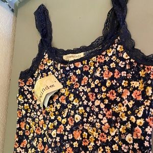 floral tank top